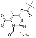 (pivaloyloxy)methyl (6R-trans)-7-amino-3-methyl-8-oxo-5-thia-1-azabicyclo[4.2.0]oct-2-ene-2-carboxylate 结构式