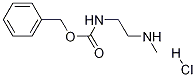 1-CBZ-氨基-2-甲基氨基乙烷盐酸盐 结构式