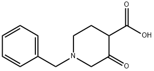 1-Benzyl-3-oxopiperidine-4-carboxylic acid Struktur
