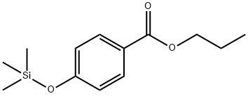 4-[(Trimethylsilyl)oxy]benzoic acid propyl ester Structure