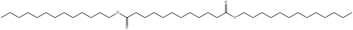 ドデカン二酸ジトリデシル 化学構造式