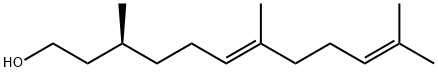 (S,E)-3,7,11-Trimethyl-6,10-dodecadien-1-ol,27745-36-4,结构式