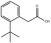 (2-tert-butylphenyl)acetic acid,27749-40-2,结构式