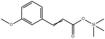 m-Methoxycinnamic acid trimethylsilyl ester Structure