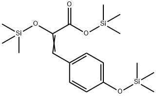 2-[(Trimethylsilyl)oxy]-3-[4-[(trimethylsilyl)oxy]phenyl]propenoic acid trimethylsilyl ester|