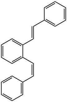 1-[(E)-2-Phenylethenyl]-2-[(Z)-2-phenylethenyl]benzene Struktur