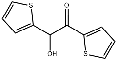 2-羟基-1,2-二(2-噻吩基)乙烷-1-酮,27761-02-0,结构式