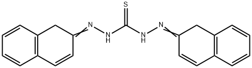 di-2-naphthylthiocarbazone 结构式