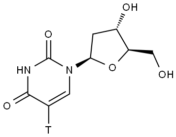 2'-DEOXYURIDINE, [5-3H] Structure