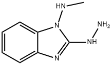 2H-Benzimidazol-2-one,1,3-dihydro-1-(methylamino)-,hydrazone(9CI) Struktur