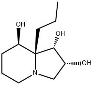 1,2,8-Indolizinetriol, octahydro-8a-propyl-, (1S,2R,8R,8aR)- (9CI),277755-44-9,结构式