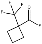 Cyclobutanecarbonyl fluoride, 1-(trifluoromethyl)- (9CI) Struktur