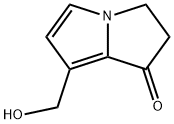 2,3-Dihydro-7-(hydroxymethyl)-1H-pyrrolizin-1-one, 27792-82-1, 结构式