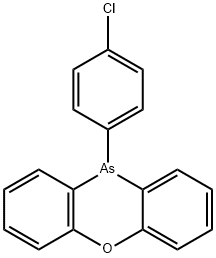 10-(p-クロロフェニル)-10H-フェノキサルシン 化学構造式