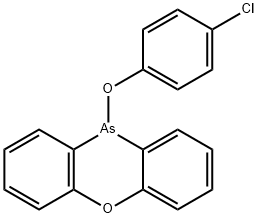 10-(p-Chlorophenoxy)-10H-phenoxarsine Structure