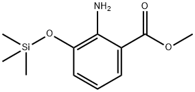2-Amino-3-(trimethylsiloxy)benzoic acid methyl ester Struktur