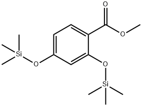 2,4-Bis[(trimethylsilyl)oxy]benzoic acid methyl ester Structure