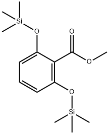 2,6-Bis[(trimethylsilyl)oxy]benzoic acid methyl ester,27798-57-8,结构式