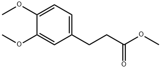 METHYL 3-(3',4'-DIMETHOXYPHENYL)PROPANOATE Struktur