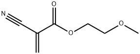 2-methoxyethyl 2-cyanoacrylate Structure