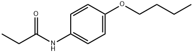 3(4-butoxyphenyl)propionamide 化学構造式