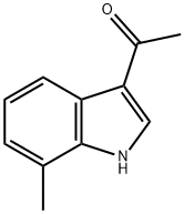 3-Acetyl-7-methylindole 化学構造式