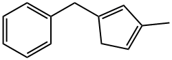 [(3-METHYL-1,3-CYCLOPENTADIENE-1-YL)METHYL]BENZENE Struktur