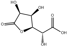 D-グルカル酸6,3-ラクトン 化学構造式