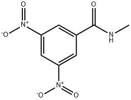 N-甲基-3,5-二硝基苯甲酰胺 结构式