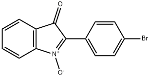 2-(4-ブロモフェニル)-3H-インドール-3-オン1-オキシド 化学構造式