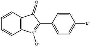 3H-Indol-3-one, 2-(p-bromophenyl)-, 1-oxide Structure