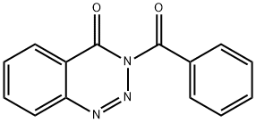 3-ベンゾイル-1,2,3-ベンゾトリアジン-4(3H)-オン 化学構造式