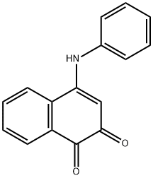 4-(Phenylamino)-1,2-naphthalenedione Structure
