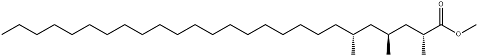 (2R,4S,6R)-2,4,6-Trimethylhexacosanoic acid methyl ester Structure