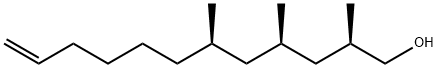 (2R,4R,6R)-2,4,6-トリメチル-11-ドデセン-1-オール 化学構造式