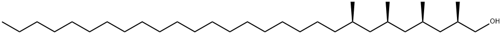 (2R,4R,6R,8R)-2,4,6,8-テトラメチル-1-オクタコサノール 化学構造式