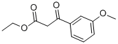 乙基(3-甲氧基苯甲酰基)醋酸盐,27834-99-7,结构式