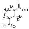 L-GLUTAMIC-2,3,3,4,4-D5 ACID Struktur