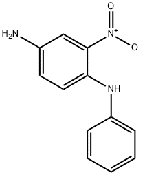 2-Nitro-4-aminodiphenylamine Struktur