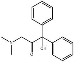 3-(Dimethylamino)-1-hydroxy-1,1-diphenyl-2-propanone Structure