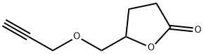 4,5-ジヒドロ-5-[(2-プロピニルオキシ)メチル]-2(3H)-フラノン 化学構造式