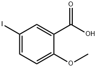 5-IODO-2-METHOXYBENZOIC ACID 化学構造式