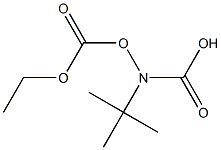 Hydroxylamine, N,O-dicarboxy-, N-tert-butyl ethyl ester (8CI) Structure