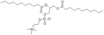 1,2-DIUNDECANOYL-SN-GLYCERO-3-PHOSPHOCHOLINE;11:0 PC;PC(11:0/11:0) 结构式