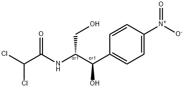 DL-氯霉素,2787-09-9,结构式