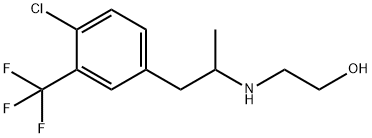 2-[[2-[4-chloro-3-(trifluoromethyl)phenyl]-1-methylethyl]amino]ethanol|