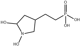 Phosphonic acid, [2-(1,5-dihydroxy-3-pyrrolidinyl)ethyl]- (9CI) Structure