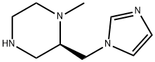 Piperazine, 2-(1H-imidazol-1-ylmethyl)-1-methyl-, (2R)- (9CI) Structure