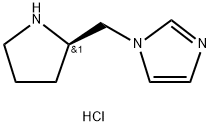 1-[(2R)-2-PYRROLIDINYLMETHYL]-1H-IMIDAZOLE DIHYDROCHLORIDE Structure