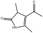 2H-Pyrrol-2-one, 4-acetyl-1,3-dihydro-3,5-dimethyl- (9CI) Struktur